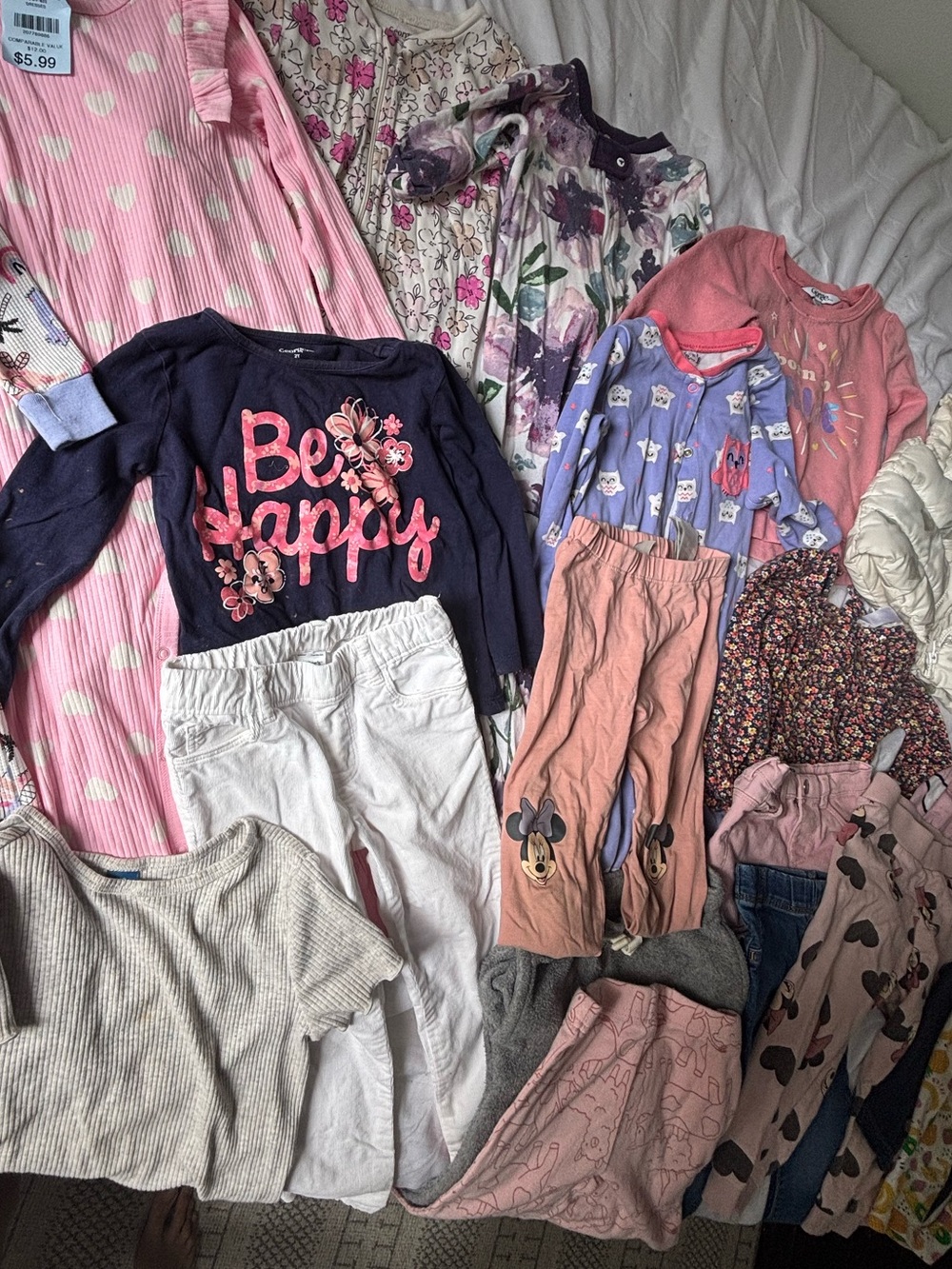 Huge Toddler Girls 22 Piece Winter Clothing Bundle Lot
